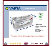 AGM Car Battery fits AUDI TT SQ5 Q8 A4 Allroad SQ7 RS5 S4 S5 Stop Start