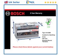 AGM Car Battery fits NISSAN NAVARA NV400 INTERSTAR 2.2D 2.3D 2.5D 3.0D 2002 on