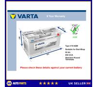 AGM Car Battery fits ROLLS ROYCE WRAITH PHANTOM CULLINAN GHOST 6.6 6.75 2003 on