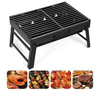 AGM Charcoal Barbecue, Portable Foldable BBQ Grill, Table Charcoal BBQ for Picnic, Travel, Garden, Camping-M size
