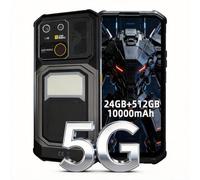 AGM G3 Rugged Android 15 Smartphone 25fps Thermal Camera 512x384, 12GB + 512GB, 5G Unlocked, 6.72" FHD Display, MTK 7300, Fast Wireless Charging, 10000mAh, Camping Flashlight/116dB Speaker (G3)