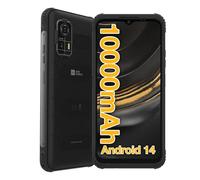 AGM H MAX Rugged Smartphone Unlocked, 4G Outdoor Phone with 10,000mAh Battery, Android 14, 4GB+128GB, 6.56” HD+ Display, IP68/IP69K, Face ID, Dual SIM, NFC