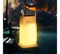 AGM LED Bedside Lamp, 1200 mAh Night Light with Bluetooth Speaker, Touch Dimmable 2-in-1 Desk Lamp & Night Light Children for Bedroom Camping