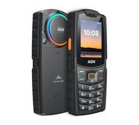 AGM M6 Rugged Feature Cell Phone, 4G Basic Mobile Phones, Waterproof | Drop-Proof, Large Buttons | Large Font, 109dB Powerful Speaker, Dual SIM, 2500 mAh (M6 ST, Basic Phone)