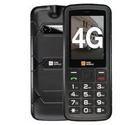 AGM M9 4G Rugged Basic Phone, Large Button Mobile Phones for Seniors, IP68/IP69K Waterproof, Drop-Proof, Large Fonts & Buttons, Fast Dialling, 3 Card Slots, FM Radio, Torch, 1000mAh Battery