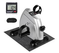 AGM Mini Bike, Mini Exercise Bike Leg Machine Digital Under Desk Bike Foot Cycle Arm & Leg Pedal Machine with LCD Screen Display