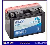 AGM Motorcycle Battery Bike Motorbike ET9B-BS Exide