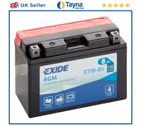 AGM Motorcycle Battery Bike Motorbike ET9B-BS Exide