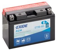 AGM Motorcycle Battery Bike Motorbike ET9B-BS Exide