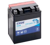 AGM Motorcycle Battery Bike Motorbike ETX14AHL-BS Exide