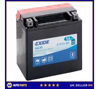AGM Motorcycle Battery Bike Motorbike ETX16-BS Exide