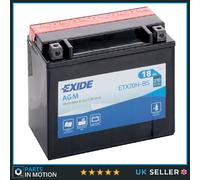 AGM Motorcycle Battery Bike Motorbike ETX20H-BS Exide