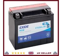 AGM Motorcycle Battery Bike Motorbike ETX20HL-BS Exide