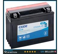 AGM Motorcycle Battery Bike Motorbike ETX24HL-BS Exide