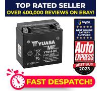 AGM Motorcycle Battery for Arctic Cat 400 ATV Quad All Terrain Genuine YUASA