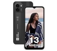 AGM NOTE N1 Smartphone Unlocked, Android 13 Phone, 8 GB + 128 GB, Dual 50 MP Camera + 2 MP Micro Camera, 6.52" HD+, 4900 mAh Battery, 4G Dual SIM Phone, Face ID/Fingerprint/OTG/GPS Grey (Black)