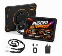AGM P2 Active Android Tablet 11" 90Hz FHD, SIM Free 4G LTE, 16+256GB, IP68 | Helio G99, Waterproof Rugged Tablet with 360° Case Kickstand for Family & Outdoors | Dual SIM, Widevine L1 HD, OTG, 8000mAh
