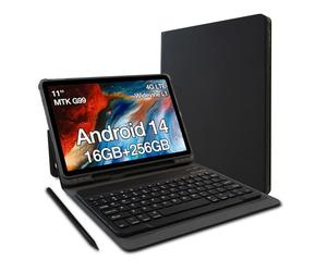 AGM P2 Tablet with Keyboard, 11" Android Tablet with MTK G99, 16GB 256GB/2TB TF, 90Hz FHD IPS Touchscreen Widevine L1, 12H Battery, 5G WiFi, BT 5.0, Dual Camera, Tablets 2025 w/Pen