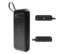 AGM Rugged Mobile Phone with Portable Charger, 4000mAh Battery with Built in USB-C Cable, Mobile Hotspot/Cloud Apps/Flashlight, 4G Unlocked Cellphone Dual SIMs, All-in-One Emergency Backup Device