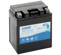 Exide AGM12-14 Kawasaki ZZR 1100 D 1 ZXT10D 1993 6- Battery YTX14-BS Compatible