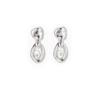 Agmes Sacha Sterling Silver Pearl Earrings - One Size