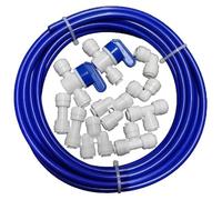 Agmoctz 1/4 Inch O.D. Length 32.8ft(10 Meters) RO Water Tubing, Hose Pipe for RO Water Purifiers System Easy Install Easy to Use