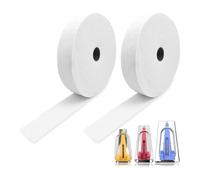 Agmoctz 1 Roll Batting Strips,2 1/4 Inch Total 76 Yards Cotton Blend Fleece Batting with 3 Fabric Tube Makers for JellyRoll Rugs