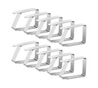 Agmoctz 10 Pack Tablecloth Clips for Folding Tables,Picnic Tablecloth Clips for Outdoor Tables,Table Skirt Clips for Camping