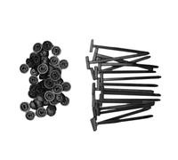 Agmoctz 100pcs Cable Tie Buckle Self-Locking Nylon Zip Ties Holder for Car Daily Repair, Trunk Interior Panel Cover