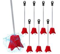 Agmoctz 14 Pcs 12 Inch Paint Stirrer for Drill Reusable Drill Mixer Attachment Resin Mixer Helix Drill Paint Mixer Easy to Use