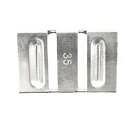 Agmoctz 20PCS Photovoltaic Panel Drainage Buckle PV Plate Solar Panel Water Drain Clip forSolar Panel Draining 35mm