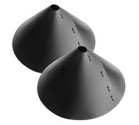 Agmoctz 2Pack 18Inch Large Wrap Around Squirrel Baffle for Outdoor Bird Feeder Accessories Bird Feeder Accessories