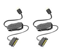 Agmoctz 2Pcs 5V 3Pin ARGB Controller Mini RGB Controller 3PIN Hub forComputer Cpu Case Cool Fan LED Light Radiator 5V 3PIN ARGB Controller ARGB 5V 3PIN toSATA Interface Extension Cable