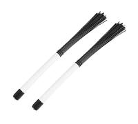 Agmoctz 2Pcs Cajon Brush Telescoping Drum Brushes Nylon Sticks Percussion for Jazz Stick Drum Musical