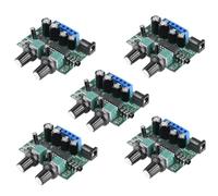 Agmoctz 5pcs 2.1 Subwoofer Amplifier Audio Board 6Wx2+25W Mini Bass Amplifier HIFI YD1517P for 4-6" 40W SubWoofer Speaker DIY