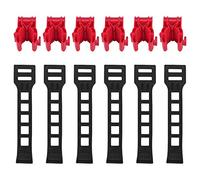 Agmoctz 6Pcs/Set Car Bicycle Stand SUV Vehicle Trunk Mount Bike Rack Hitch Stand Storage Carrier Spare Hooks with Racks,Model B