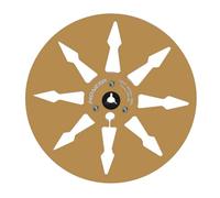 Agmoctz 7 Inch 8 Hole Opener Empty Reel Aluminum Tape Recorders forPioneer Analog Audio Recorder Gold
