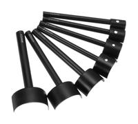 Agmoctz 7pcs Half-Round Leather Punch, 15mm-45mm, Carbon Steel Half Circle Punch Tool for Crafting Strap Belt, Wallet and Bag