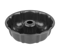 Agmoctz 9.5inch Non-Stick Cake Pan, Heavy Duty Carbon Steel Fluted Tube Round Cake Baking Pan for Jello, Gelatin, Chocoflan