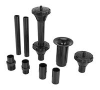 Agmoctz 9Pcs Small Fountain Nozzle Kit Water Fountain Nozzle Heads for Pond Fountain Submersible Pump Pool