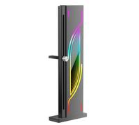 Agmoctz ARGB Video Card Holder Adjustable 5V 3PIN Graphics Video Card Holder Aluminum Alloy Anti-Skid Base for Desktop Computer Magnetic Base Display Card Brace Rack PC Graphic Card Accessories
