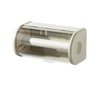 Agmoctz Bathroom Paper Towel Organizer Large Roll Wall Mount Holder with Clear Dustproof Cover Modern Tissue Dispenser Storage A