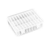 Agmoctz Bead Organizer Box 30Pcs Small Clear Plastic Bead Storage Containers for Jewelry Making DIY Screws Seeds