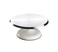 Agmoctz Cake Turntable for Cake Making 12 Inch Aluminum Alloy Stable Rotation Removable and Easy to Clean Bakeware
