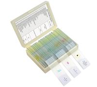 Agmoctz Children'S Microscope Slides, Glass Prep Slides for Microscope Accessories Suitable for All Types of Microscopes