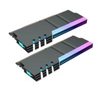 Agmoctz Computer DDR4 DDR5 5V ARGB Sync Memory Module Radiator PC RGB Colorful Ram Cooler Heatsink Cooling Shim Armor Black