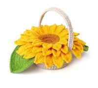 Agmoctz Crochet Coaster Kit with Knitting Yarn Thread Needles Hooks Easy Knit Accessories Set DIY Craft Supplies