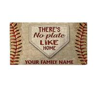 Agmoctz Doormat Outdoor Entrance Thickened Baseball Doormat Non-Slip Front Door Mat Floor Rug Blankets Home Decor for Home B