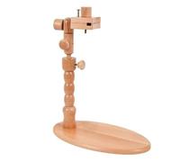 Agmoctz Embroidery Hoop Stand Wooden Embroidery Frame Stand Needlepoint Supplies Embroidery Hoop Rack Rotated Needlework Stand
