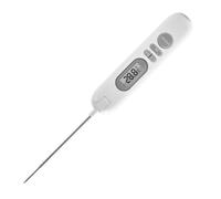 Agmoctz Food Thermometer LCD Digital Rechargeable Thermometer for Cooking Outdoor BBQ Meat Electronic Food Thermometer